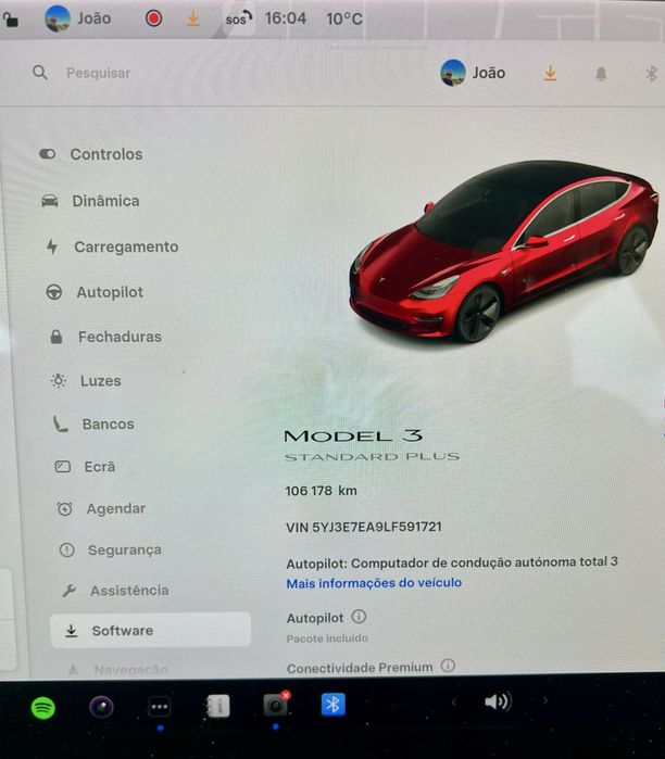 Tesla Model 3 Standard RWD Plus de 2020 IVA dedutível, praticamente novo