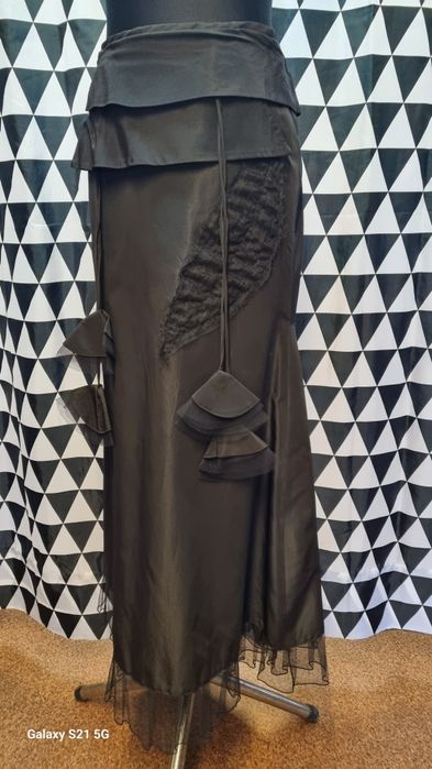 Asymetryczna, maxi spódnica 38