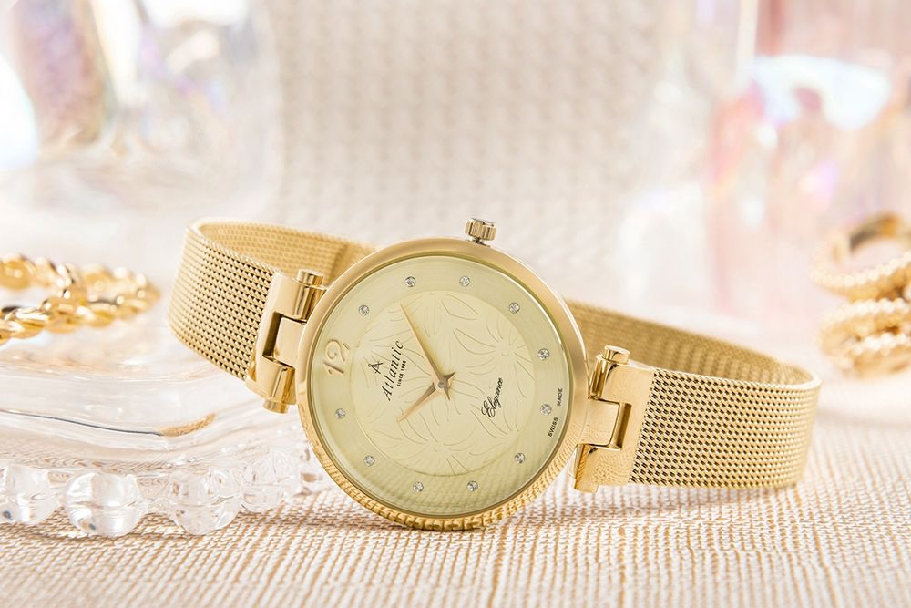 zegarek damski atlantic elegance 29037.45.31mb + box