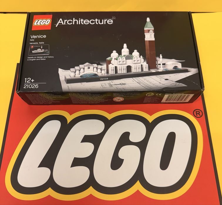 LEGO Architecture 21002/21010/21015/21018/21023/21024/21026/21028/21029/21042/21043/21044/21051/21052/21057/21058/21060/21061 Novos e Selados