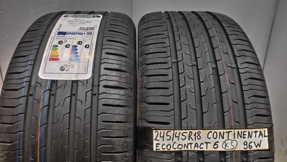 шини 245/45R18.  Continental 6. нові. Pirelli