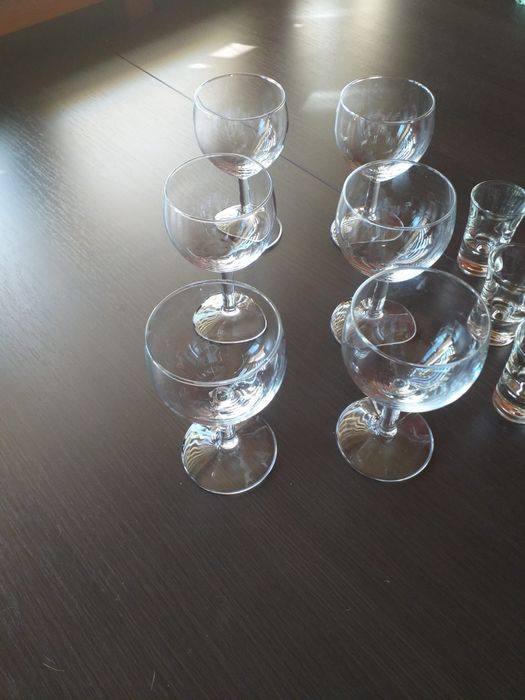 Zestawy kieliszków po 6 sztuk