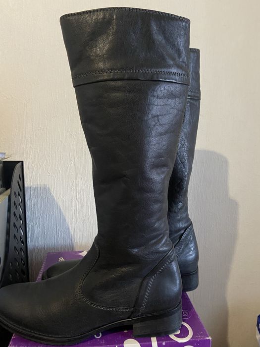 Сапоги чоботи жіночи 39-40 Helioform Голландія натуральни