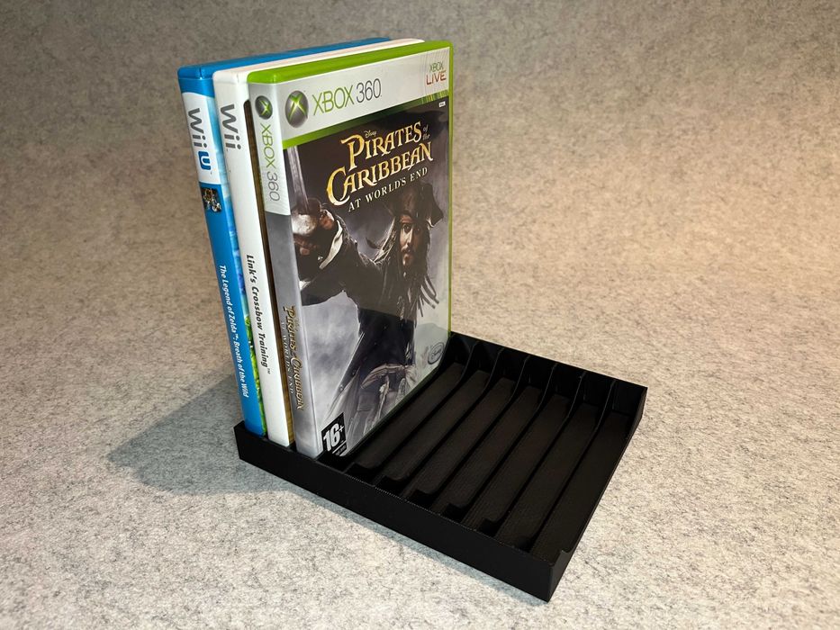 Stojak podstawka na 10 gier PC, PlayStation, Nintendo, Xbox