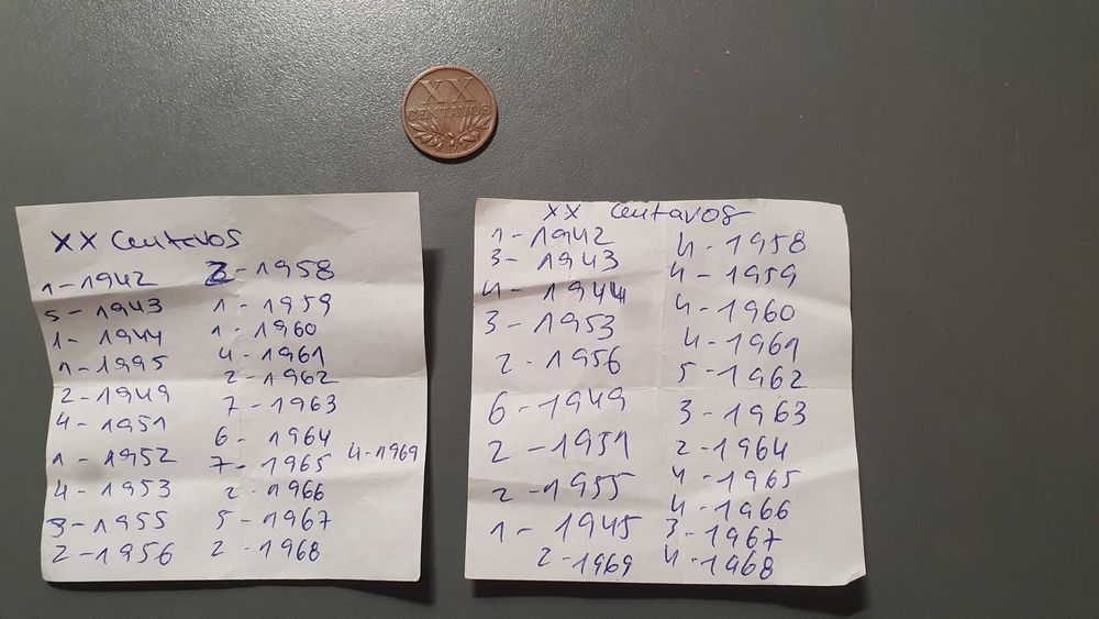 Moedas antigas para venda (XII)