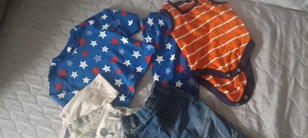 Zestaw nowych ubranek rozmiar 62