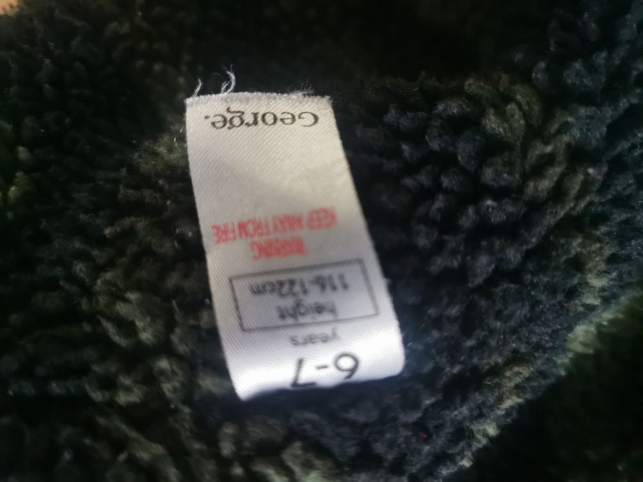 Kurtka parka chłopięca GEORGE 116-122 rozmiar