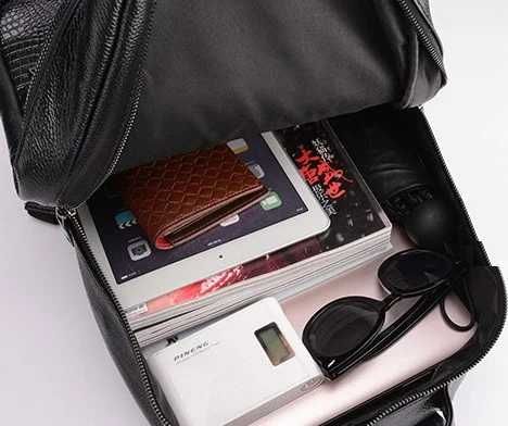 Чоловічий шкіряний мужской брендовый рюкзак для чоловіків шкіра кожа