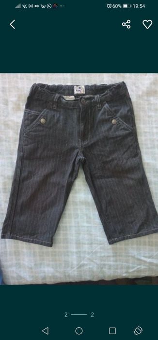 Calções de ganga 8 anos Pré Natal e JNS