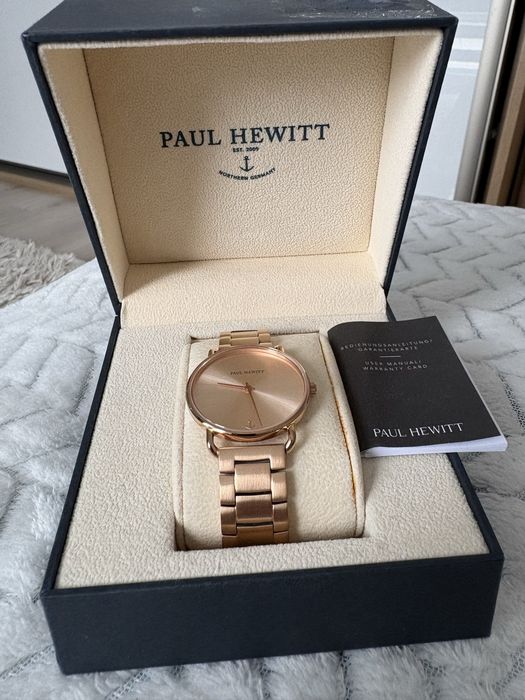 Zegarek damski Paul Hewitt Rose Gold - stan bardzo dobry oryginalne op