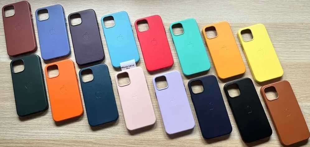 Capas iPhone 12, 12 Pro, 13, 13 Pro, 14, 14 Pro em Pele sintética