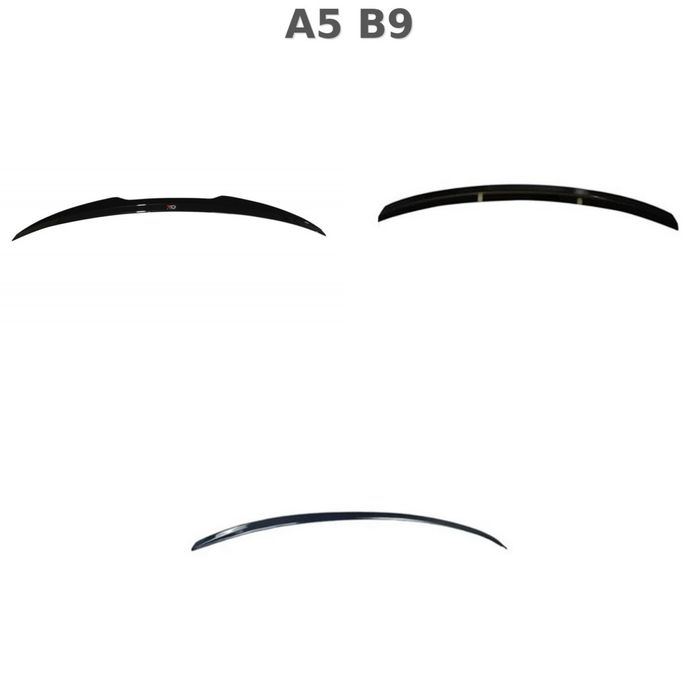 Audi A3 / A4 / A5 / A6  спойлер багажника стиль S, M4 черный глянец