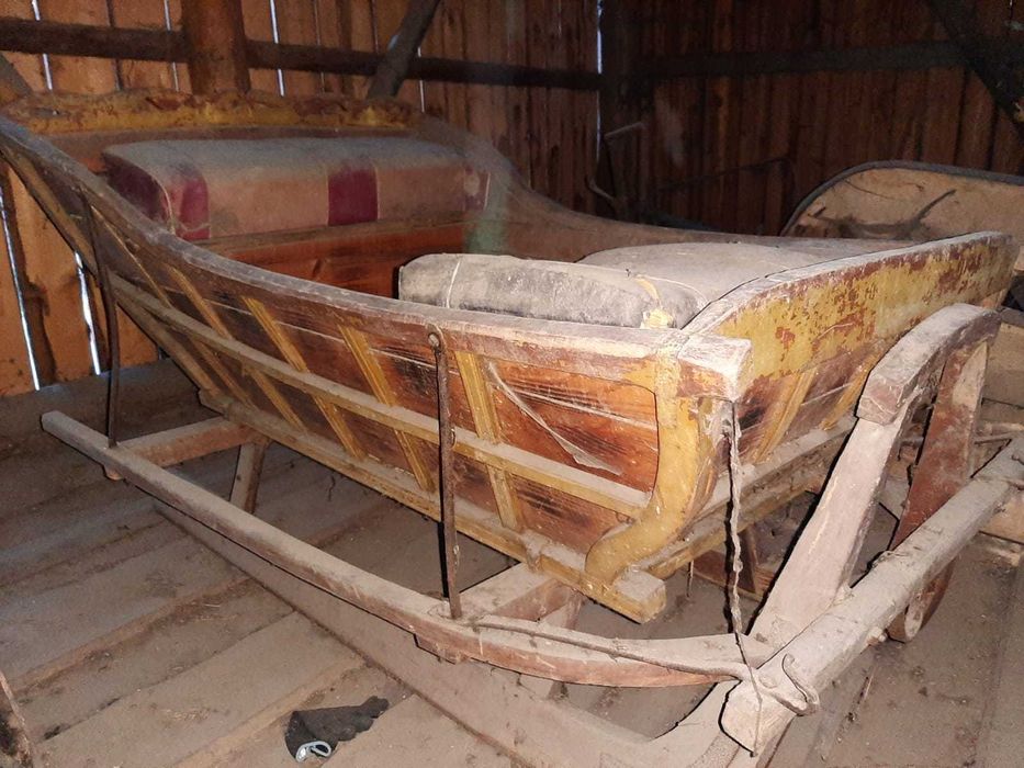 Drewniane sanie konne