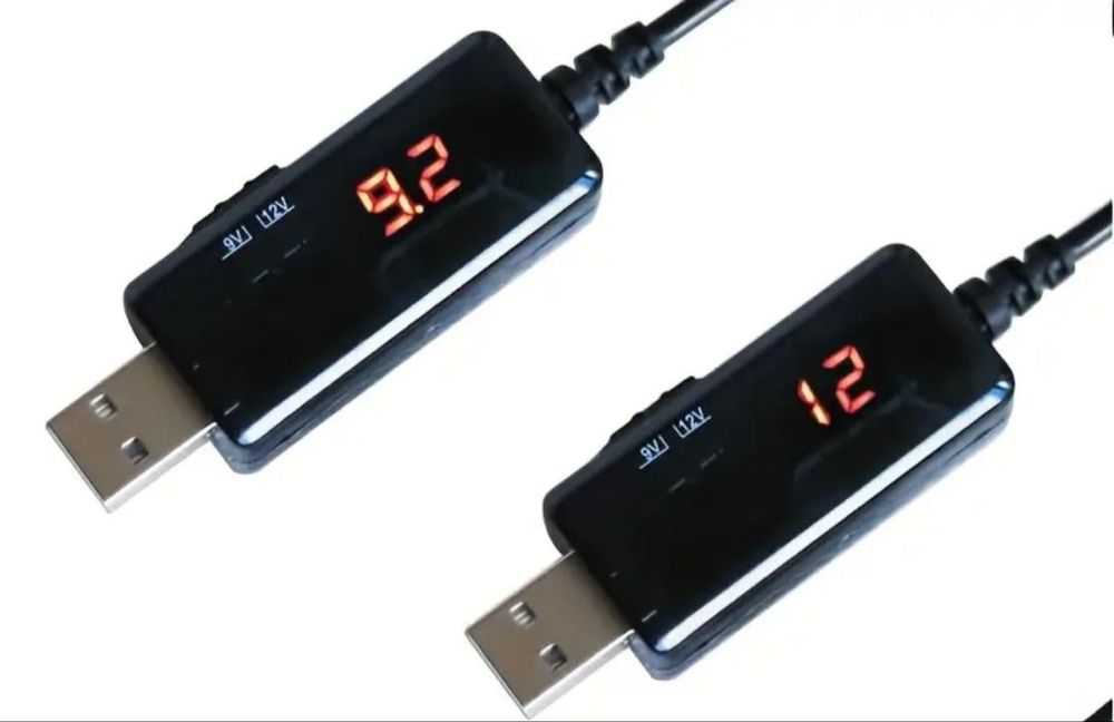 Кабель для роутера, перетворувач напруги 5v-9v, 5v-12v