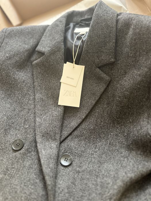 Піджак, блейзер oversize вовна Zara, розмір, S; M