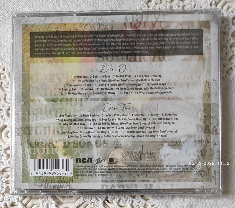 Daryl Hall - BeforeAfter 2CD