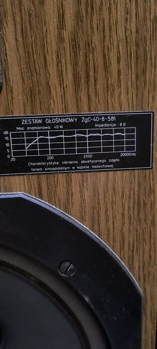 Kolumny głośniki Unitra Tonsil