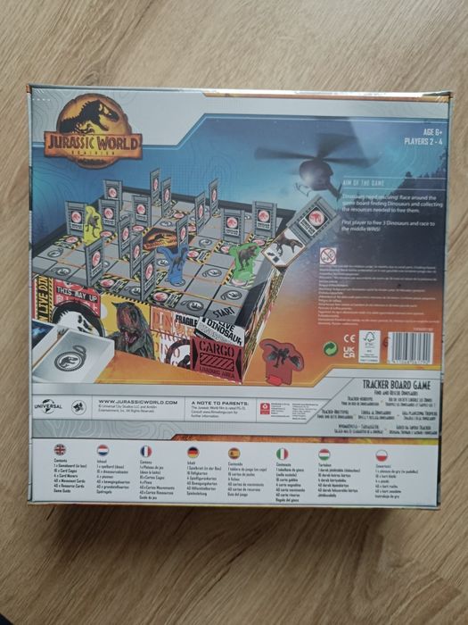 Gra Cartamundi Jurassic World Tracker Nowa