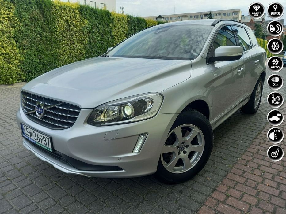 Volvo XC 60 D4 Navi Kamera Bi-Xenony El.Klapa Grzane Fotele Czarny Sufit 2Kpl Kół