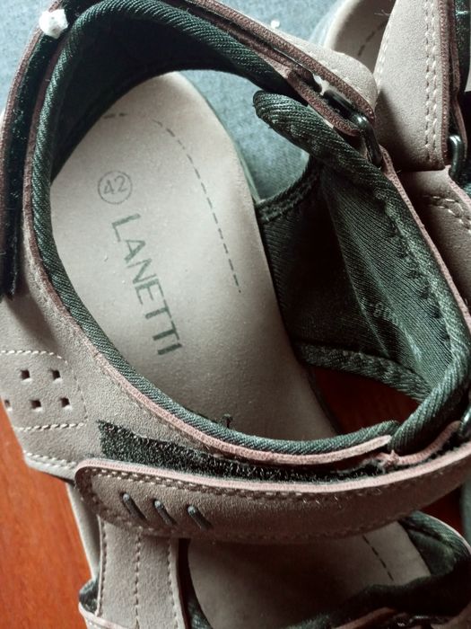 Sandaly 42 meskie bez rzepy lekkie CCC