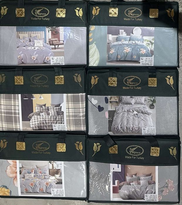 Різнокольорове якісні бавовняні комплекти постільної білизни Koloco