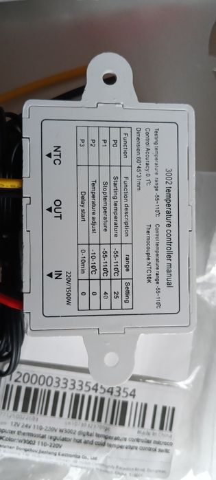 Kabel grzejny. Włókno Komplet 3x10m+termostat