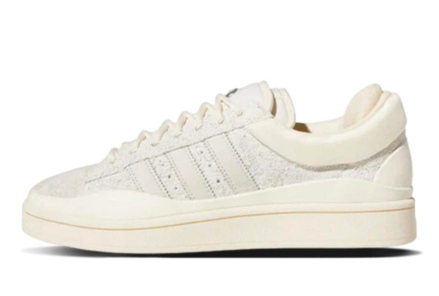 43adidas campus light Bad Bunny Cloud cream white, couro