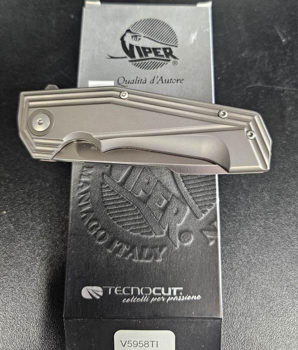 Nóż premium Viper Larius - tytan + m390