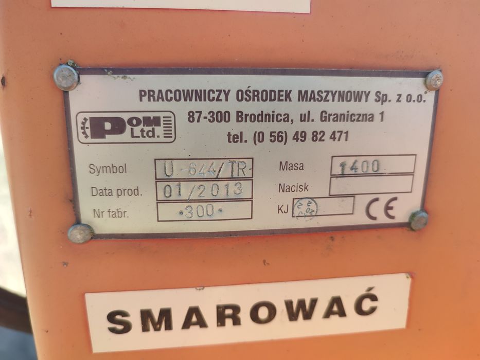 Agregat uprawowo siewny talerzowy