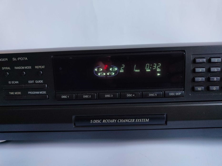 Technics SL-PD7A odtwarzacz zmieniarka na 5 płyt CD wyjście optyczne ...