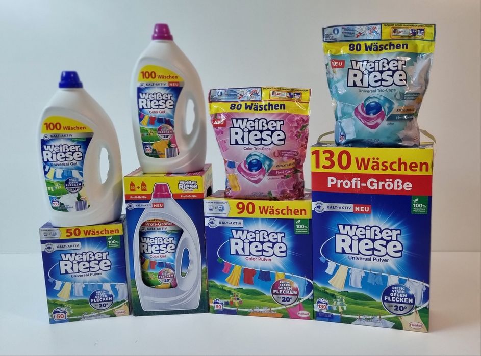 Пральний порошок Weiber Riese 6,5кг 130 прань Німеччина!