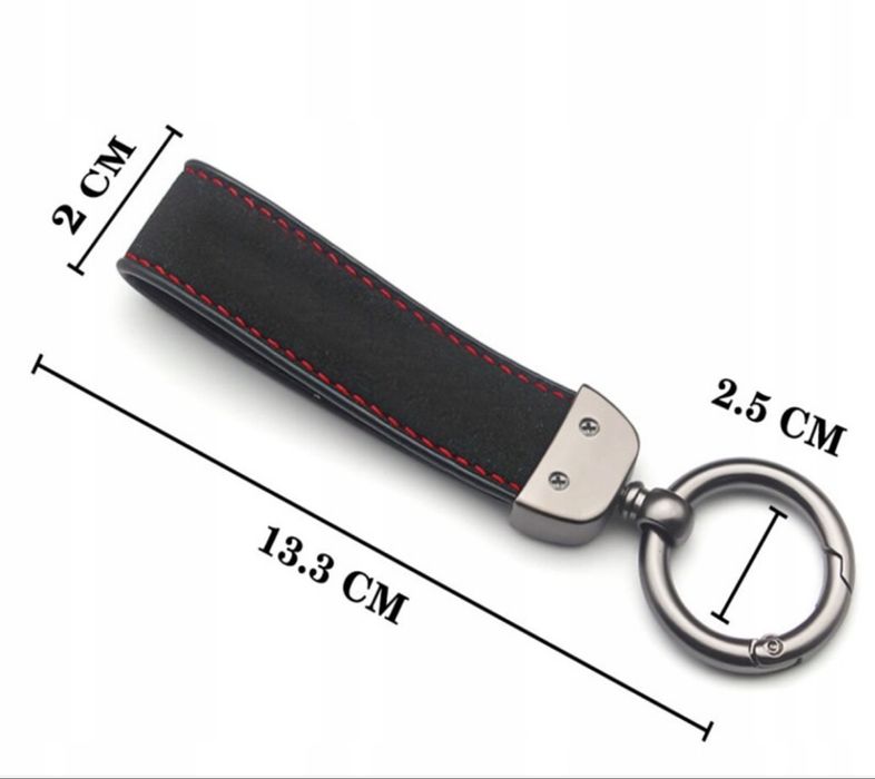 Brelok do kluczy breloczek samochodowy alcantara  SEAT  kod A75