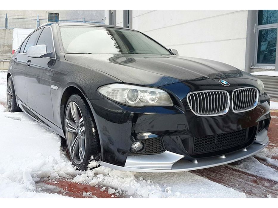 BMW 5-series F10 M-Performance Накладка на передній бампер DPT Lip V-2