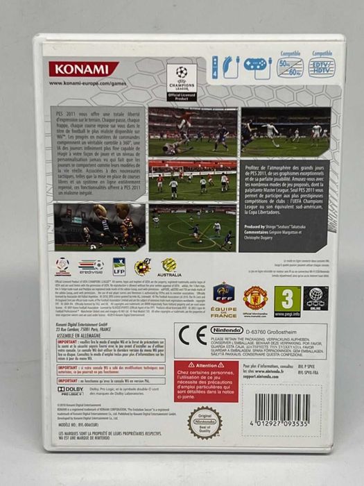 Wii - Jogo Pro Evolution Soccer 2011