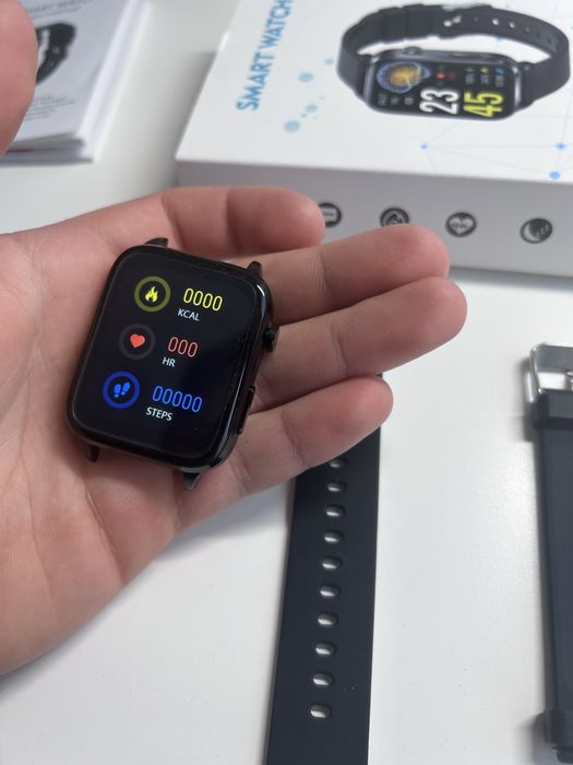 Smartwatch zegarek meski do mierzenia cukru glukozy laser, rozmowy HD!