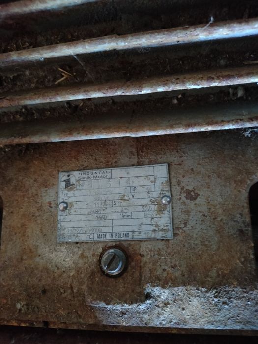 Silnik elektryczny 11 KW, 1400, 2800 obrotów.