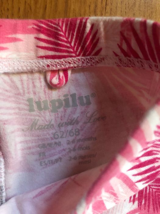 Zestaw dwupak legginsy dla dziewczynki, 62/68, Lupilu