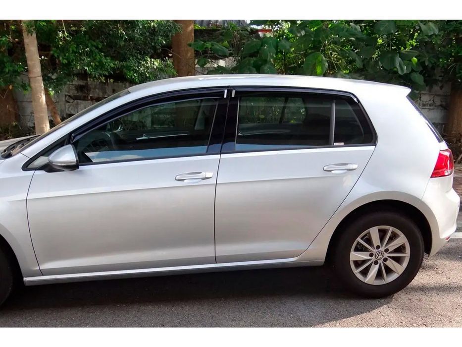 Ветровики для Volkswagen Golf 7/E-Golf Поликарбонат HIC (4 шт)