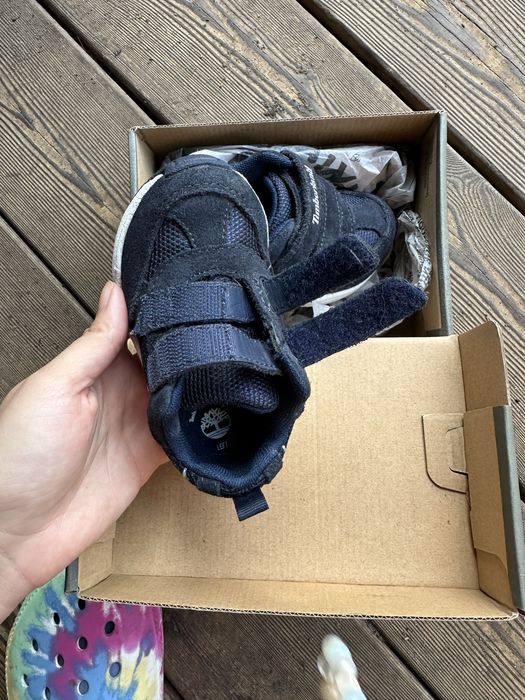 Кросівки дитячі Timberland на ліпучках розмір 21 12,5см стопа