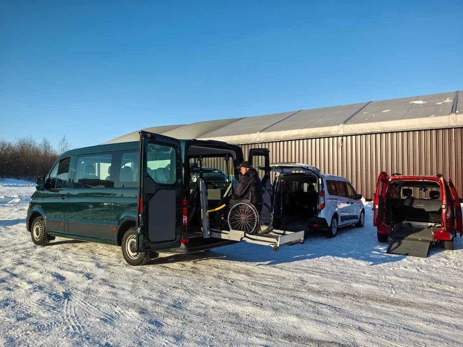 VW Crafter * przewóz osoby z niepełnosprawnością na wózku * PFRON *