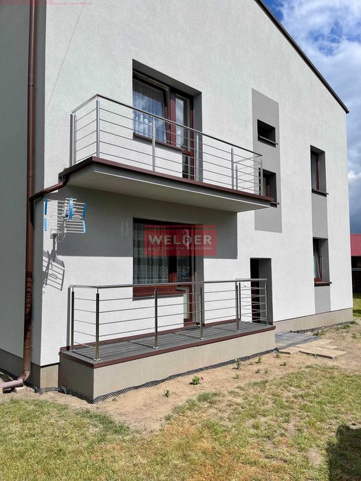 Balustrady Harfa nierdzewna szklana portfenetr antracyt Barierka