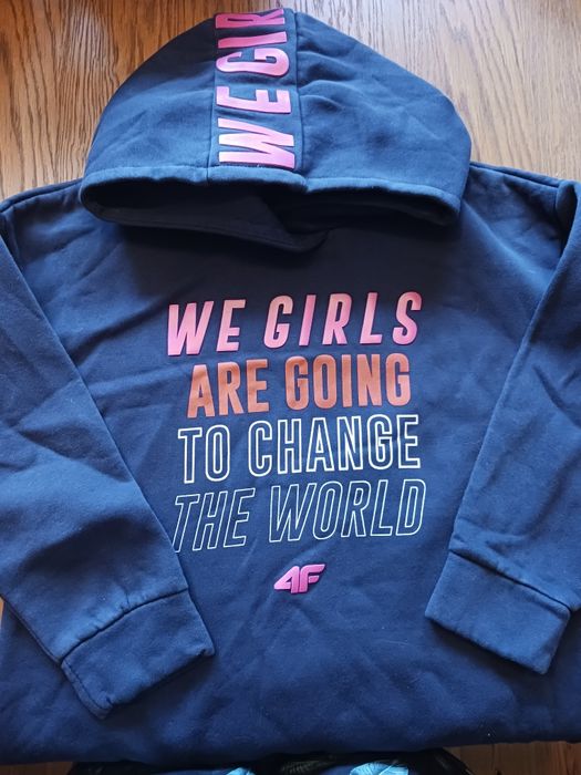 Bluza 4F długa 146 dla dziewczynki