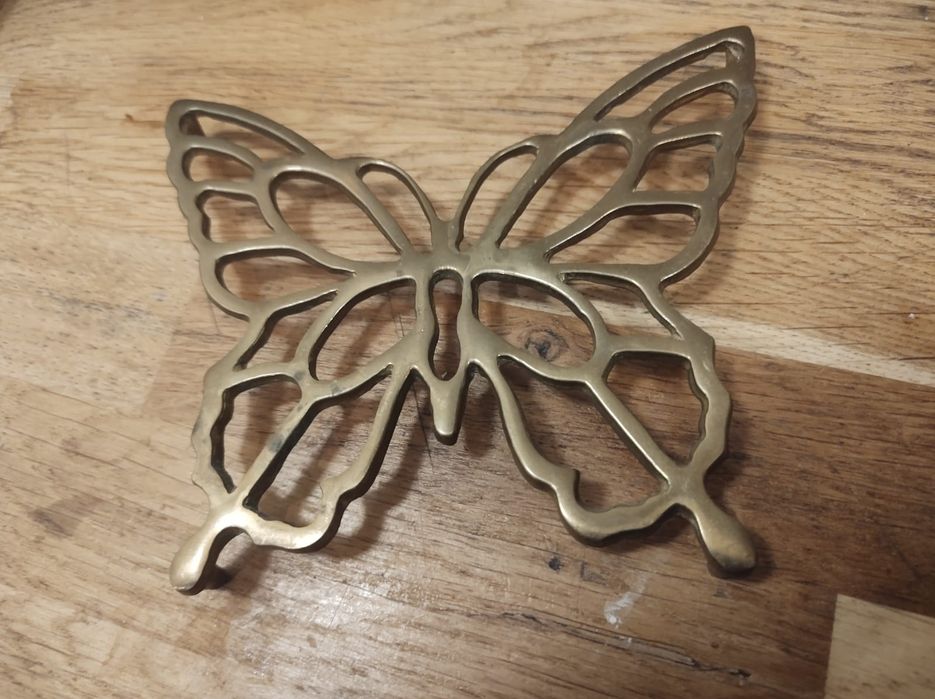 Stara mosiężna podstawka