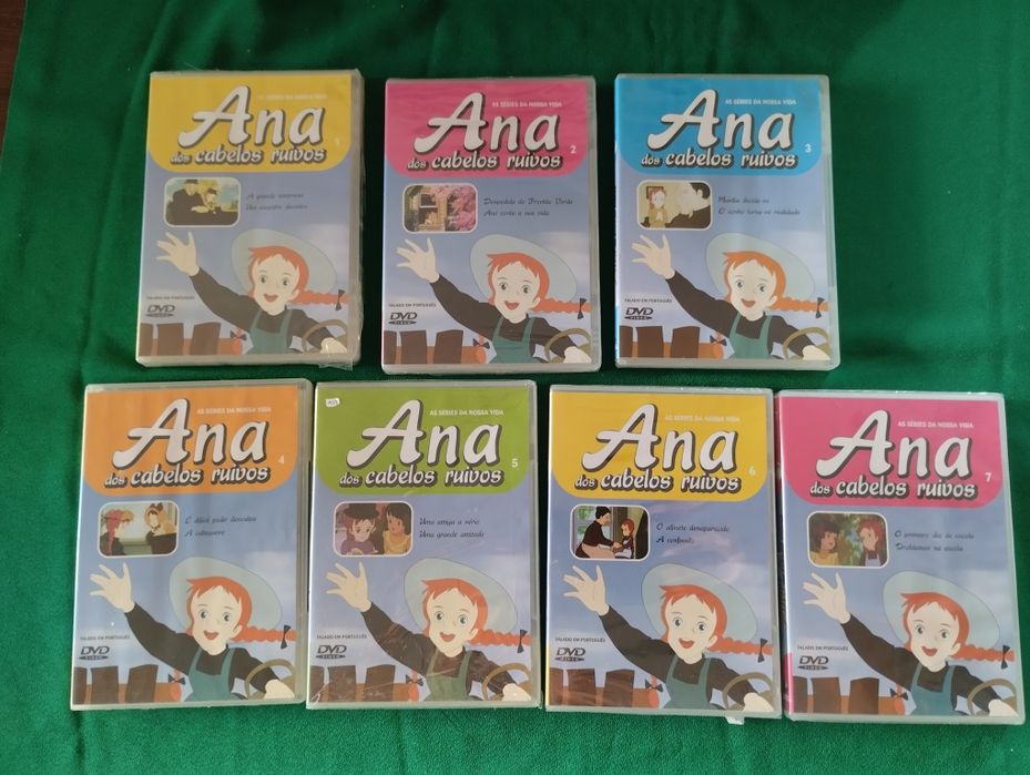 Coleção 15 DVDs ANA cabelos ruivos