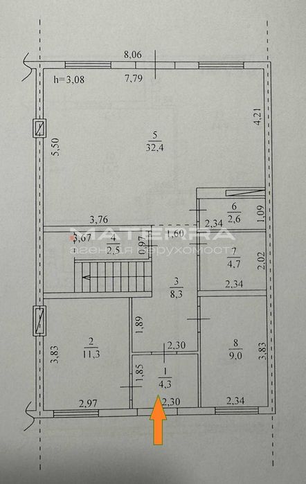 Продаж великого таунхауса на 5 кімнат у с. Тарасівка ( введений в експлуатацію) – pohled 6