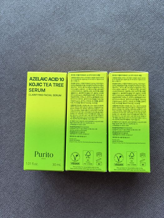 Purito Seoul Azelaic Acid 10 Kojic Tea Tree Serum 30 ml