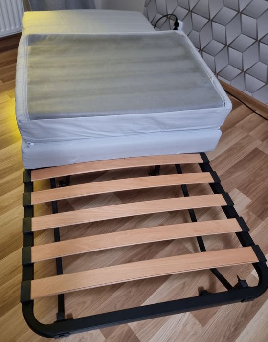 Fotel rozkładany z materacem IKEA LYCKSELE HÅVET