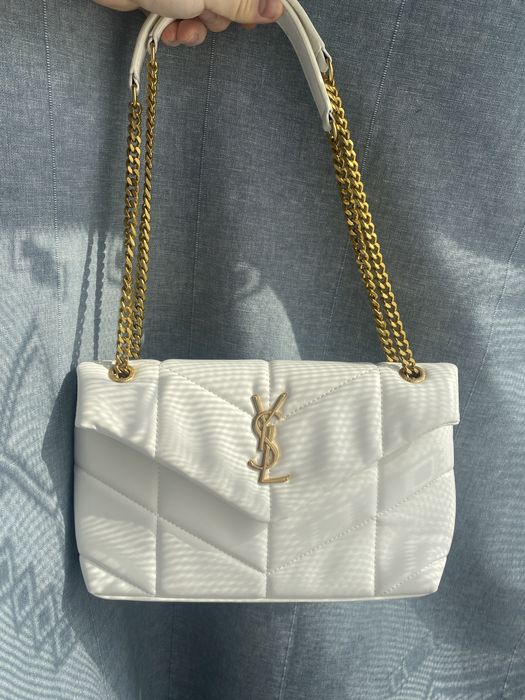 Saint Laurent torebka ysl skóra naturalna