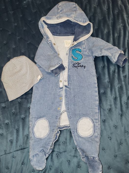 Джинсовый комбинезон