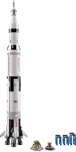Lego Ideas 92176 NASA Apollo Saturn V, 100 cm wysokości